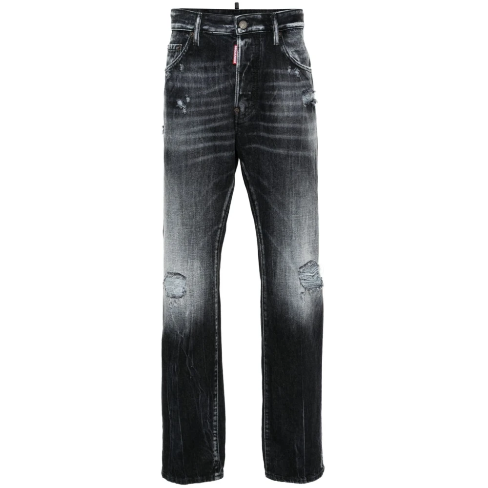 Dsquared2 Zwarte Jeans 642 Jean Black Heren