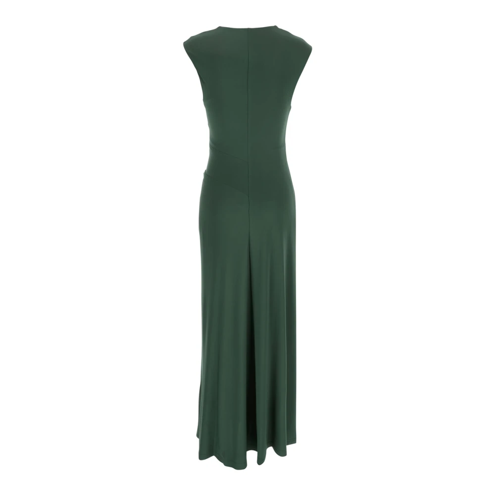 Simkhai Groene Mouwloze Lange Jurk met Ronde Hals Green Dames