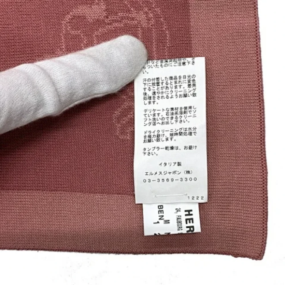 Hermès Vintage Pre-owned Fabric scarves Pink Dames