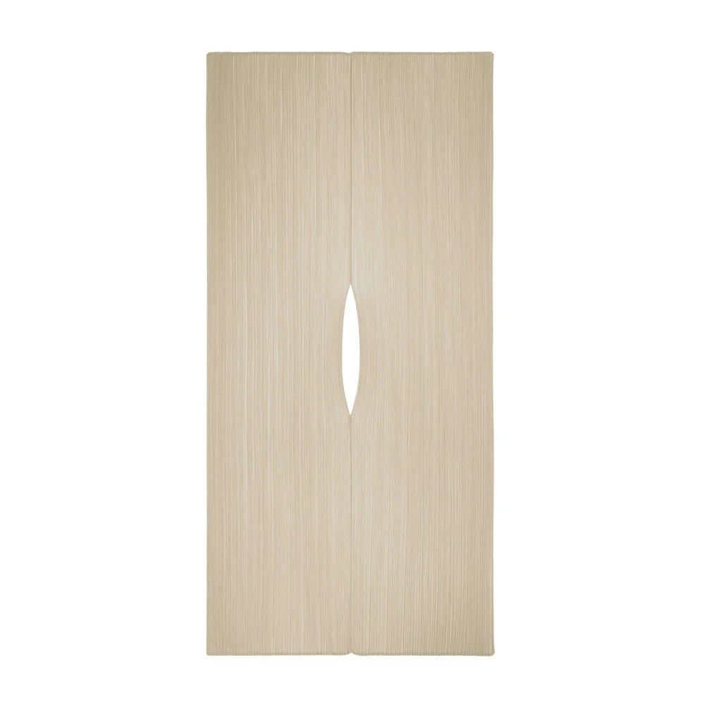 Issey Miyake Geplooide Polyester Sjaal Beige Dames