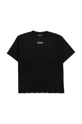 contrast-logo-tee-black-checked-pattern