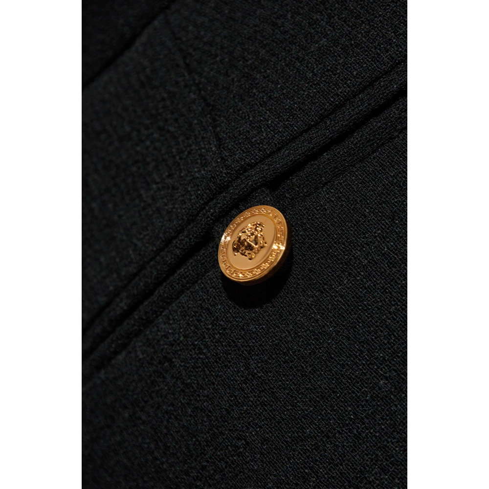 Versace Geplooide broek Black Dames