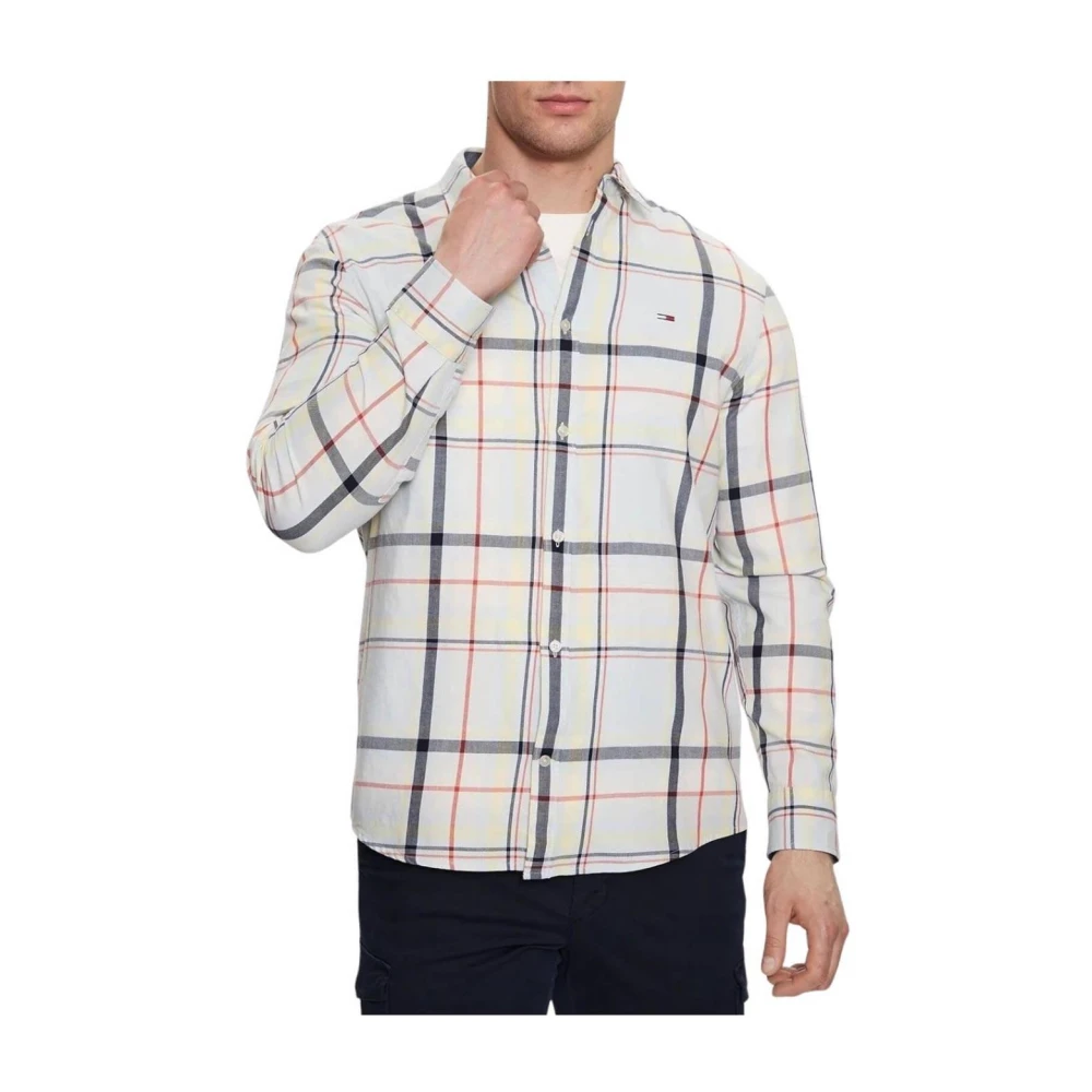 Tommy Hilfiger Men's Blue Casual Shirts, S, Classic Essential Shirt