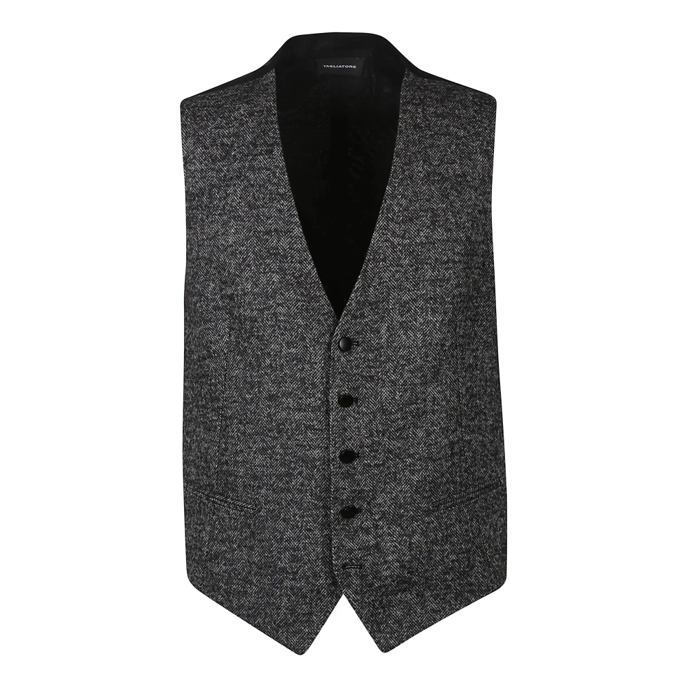 Tagliatore Vest Black Heren