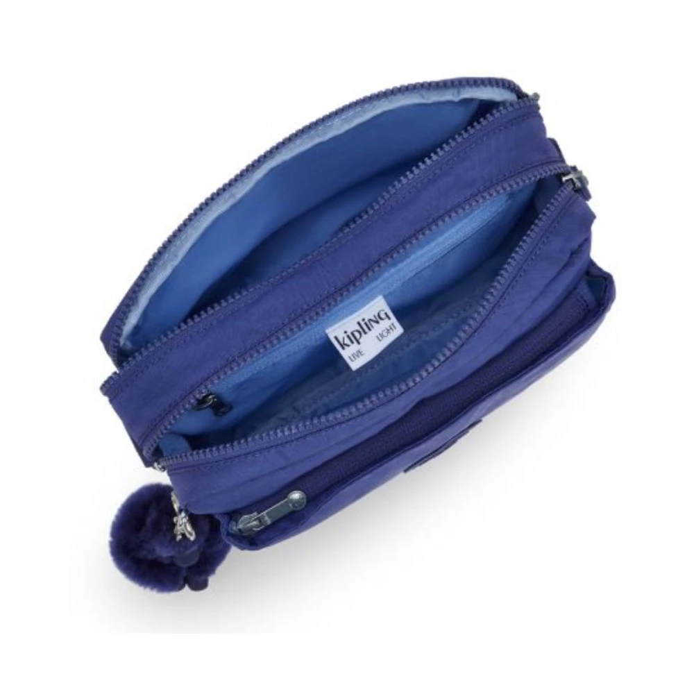 Kipling Stijlvolle Abanu Schoudertas Blue Dames