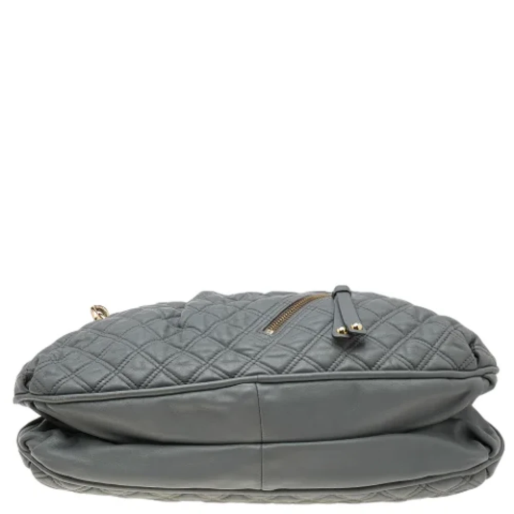 Marc Jacobs Pre-owned Leather shoulder-bags Gray Dames