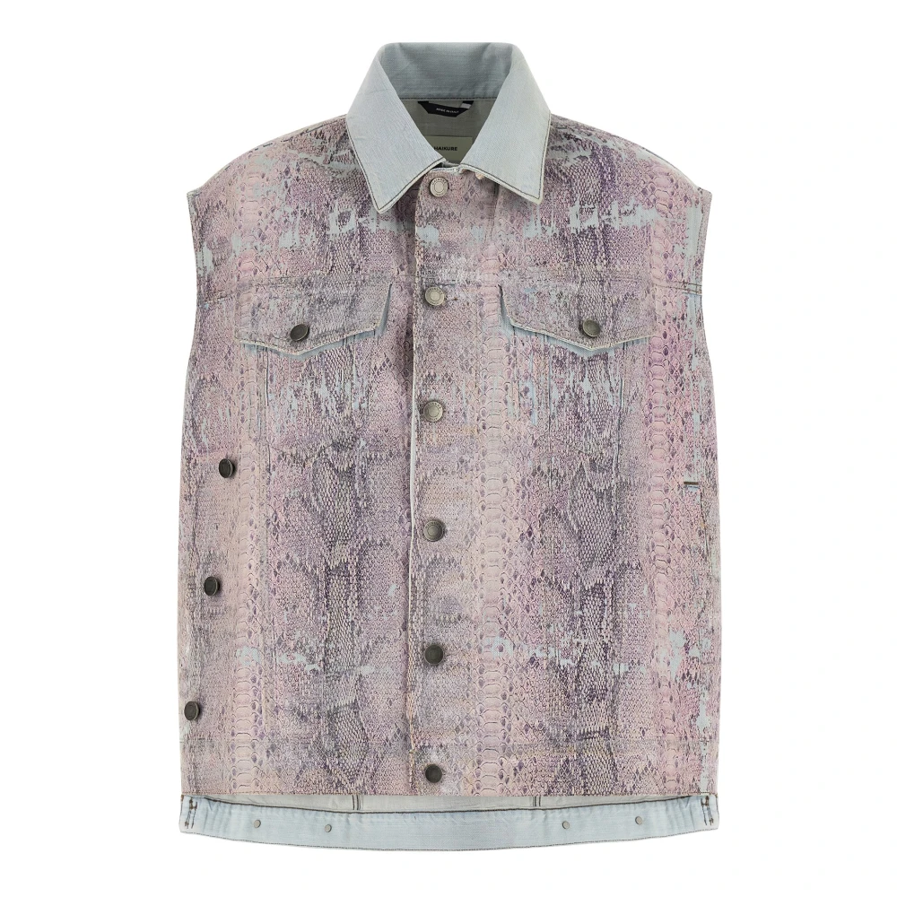 Haikure Women's Multicolor Waistcoats, Xs, Janette Denim Vest