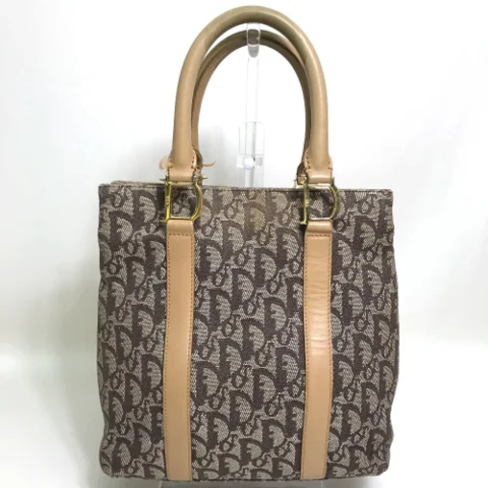 Dior Vintage Pre-owned Fabric dior-bags Beige Dames