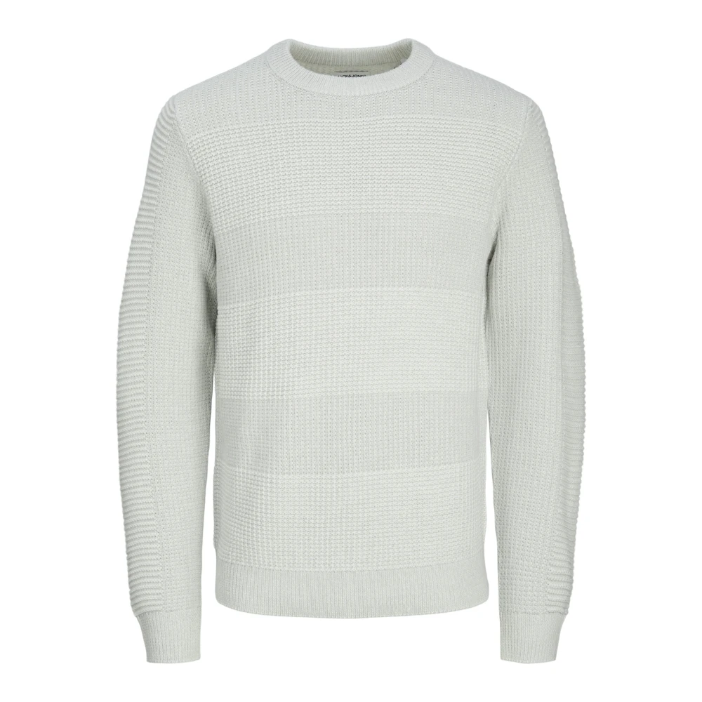 jack & jones Klassieke Gestreepte Gebreide Trui Gray Heren