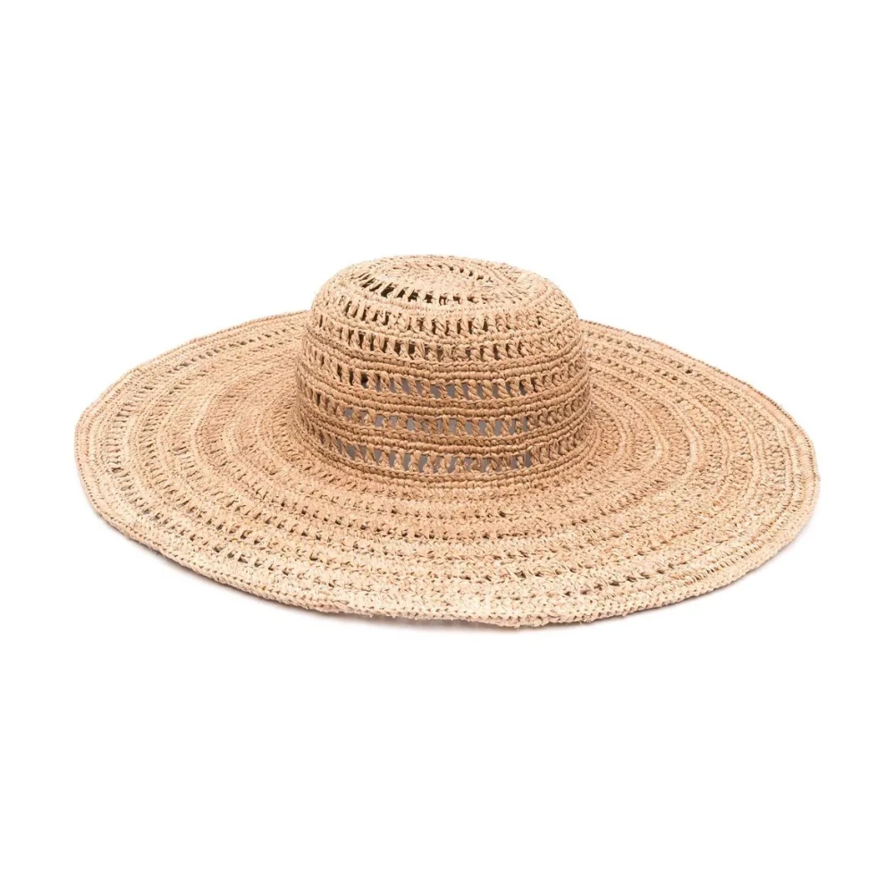 Ibeliv Grote Geboorde Hoed Beige Dames