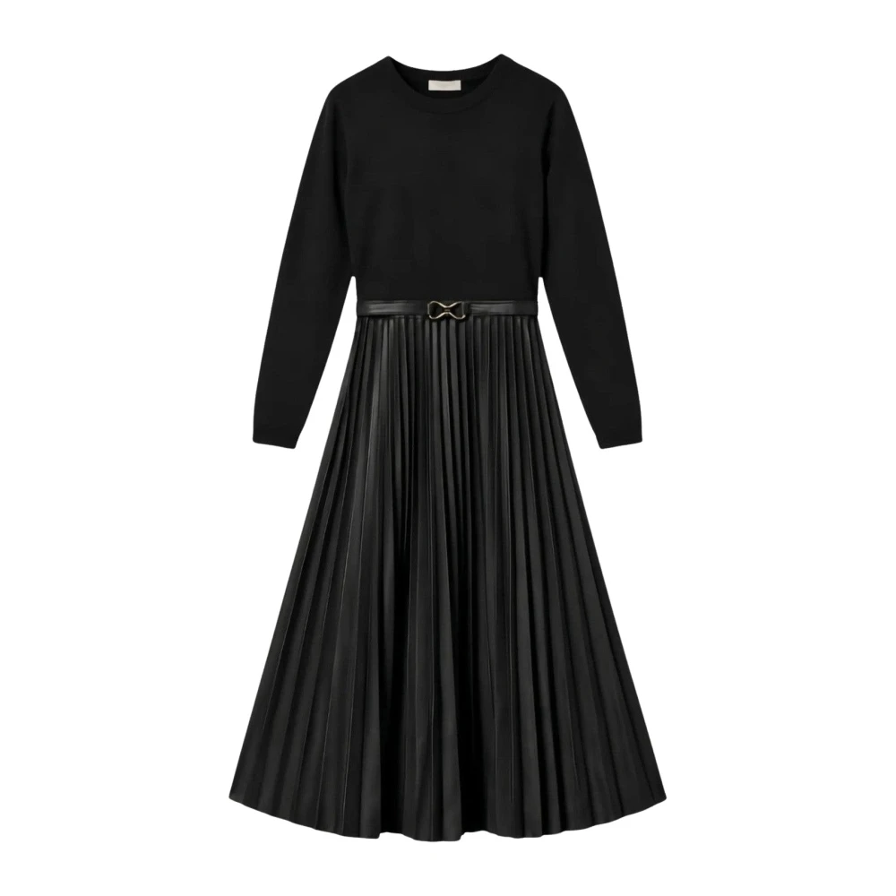 Twinset Donna Nero Abiti, M, New, - Immagine 3