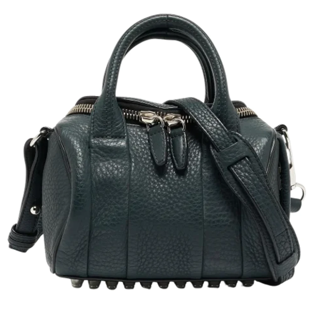 Alexander Wang Pre-owned Leather handbags Green Dames