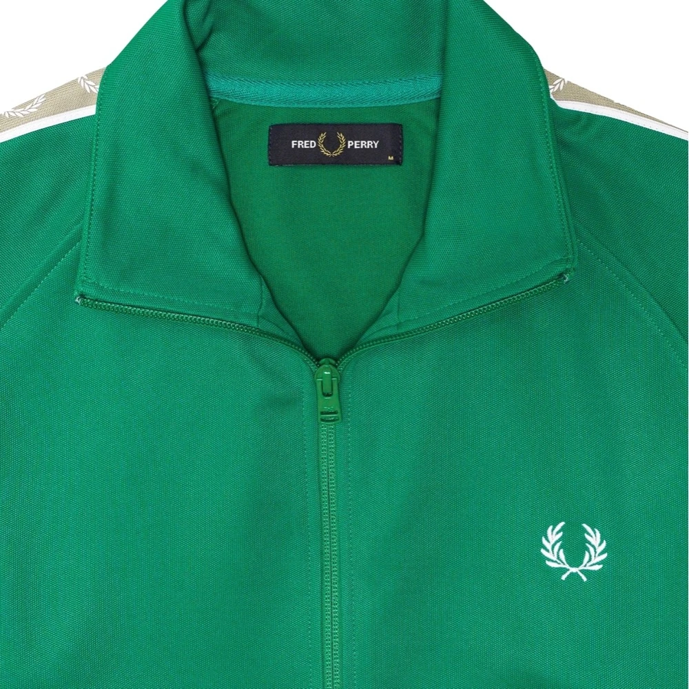 Fred Perry Contrast Tape Jas Green Heren