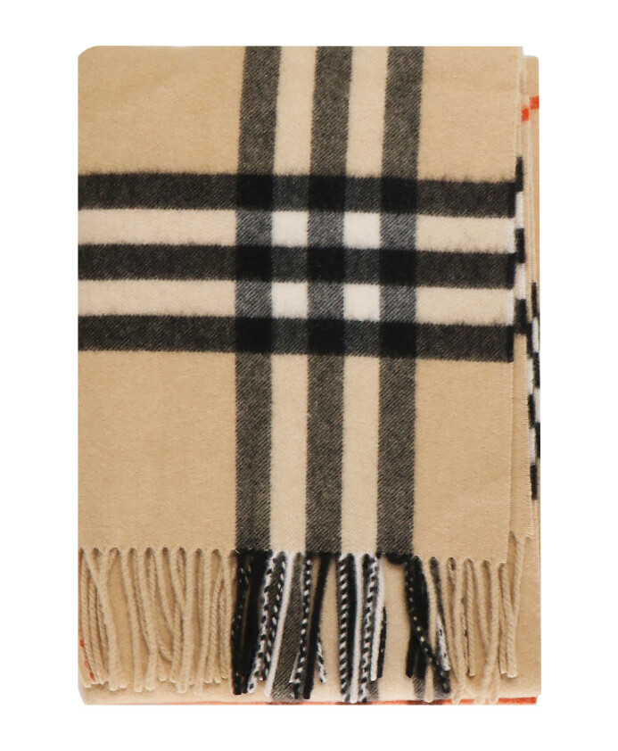 echarpe-beige-a-motif-check
