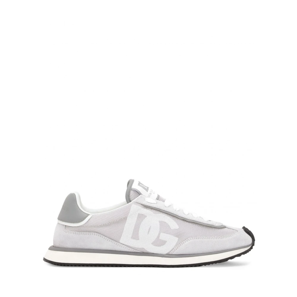 Dolce & Gabbana Dragon Logo Sneakers Heren Schoenen Grijs