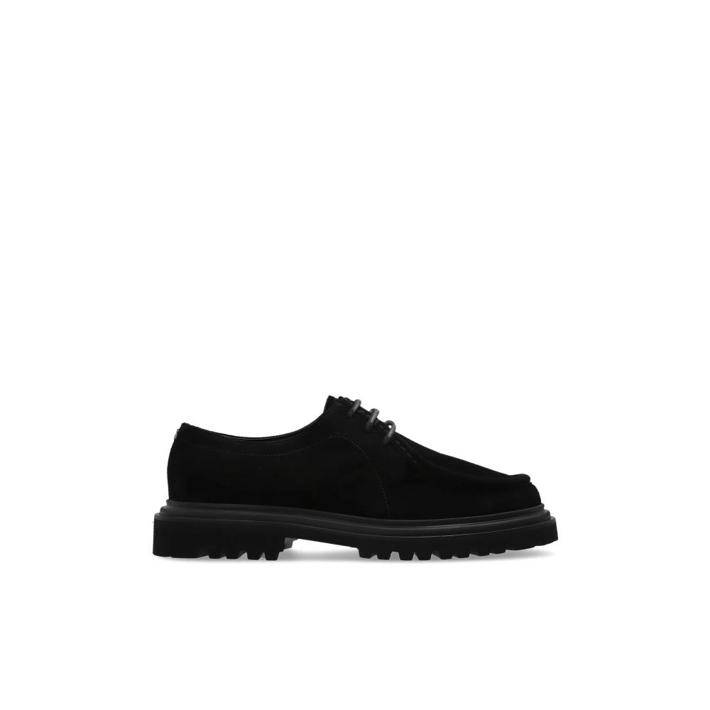 Dolce & Gabbana Suede Shoes - Male - Laced Shoes - Black - 6 Uk - Shoes