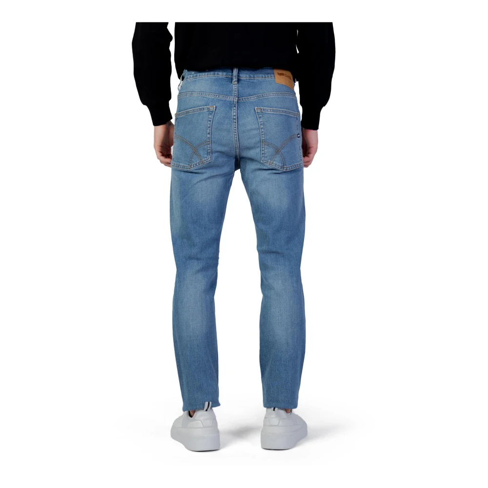 GAS Blauwe versleten effect heren jeans Blue Heren