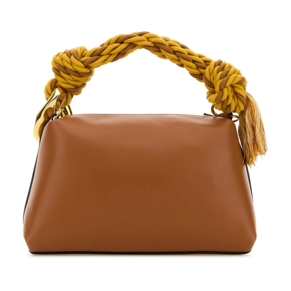 JW Anderson Karamel Leren Hoektas Brown Dames