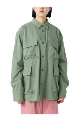 Takibi Herringbone Shirt Jacket
