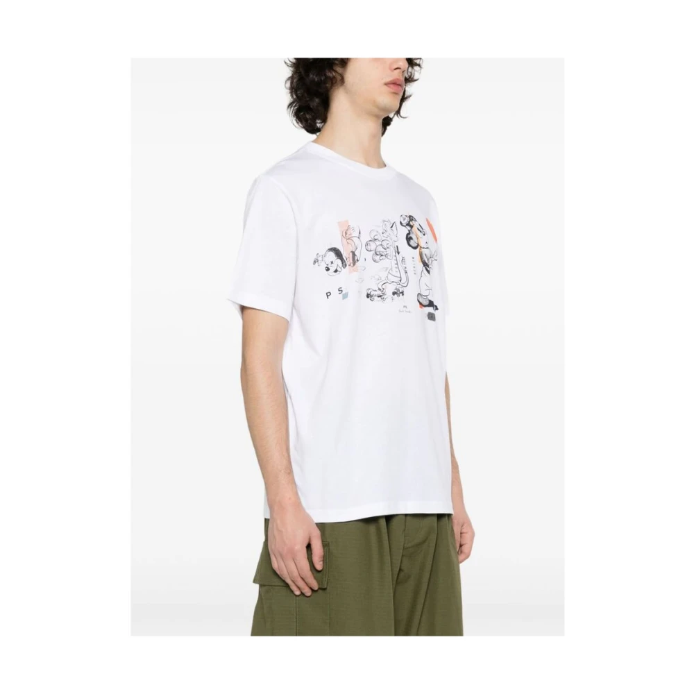 PS By Paul Smith T-Shirts White Heren