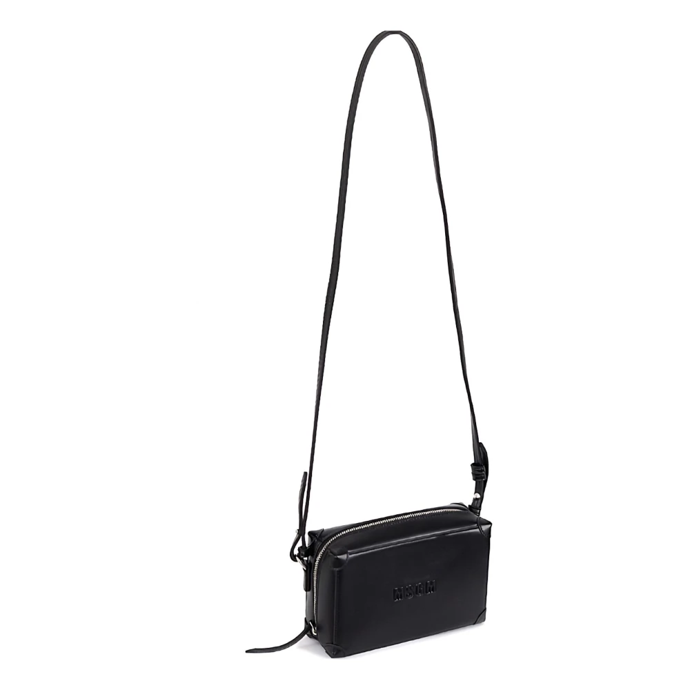 Msgm Women's Black Cross Body Bags, One Size, Borsa