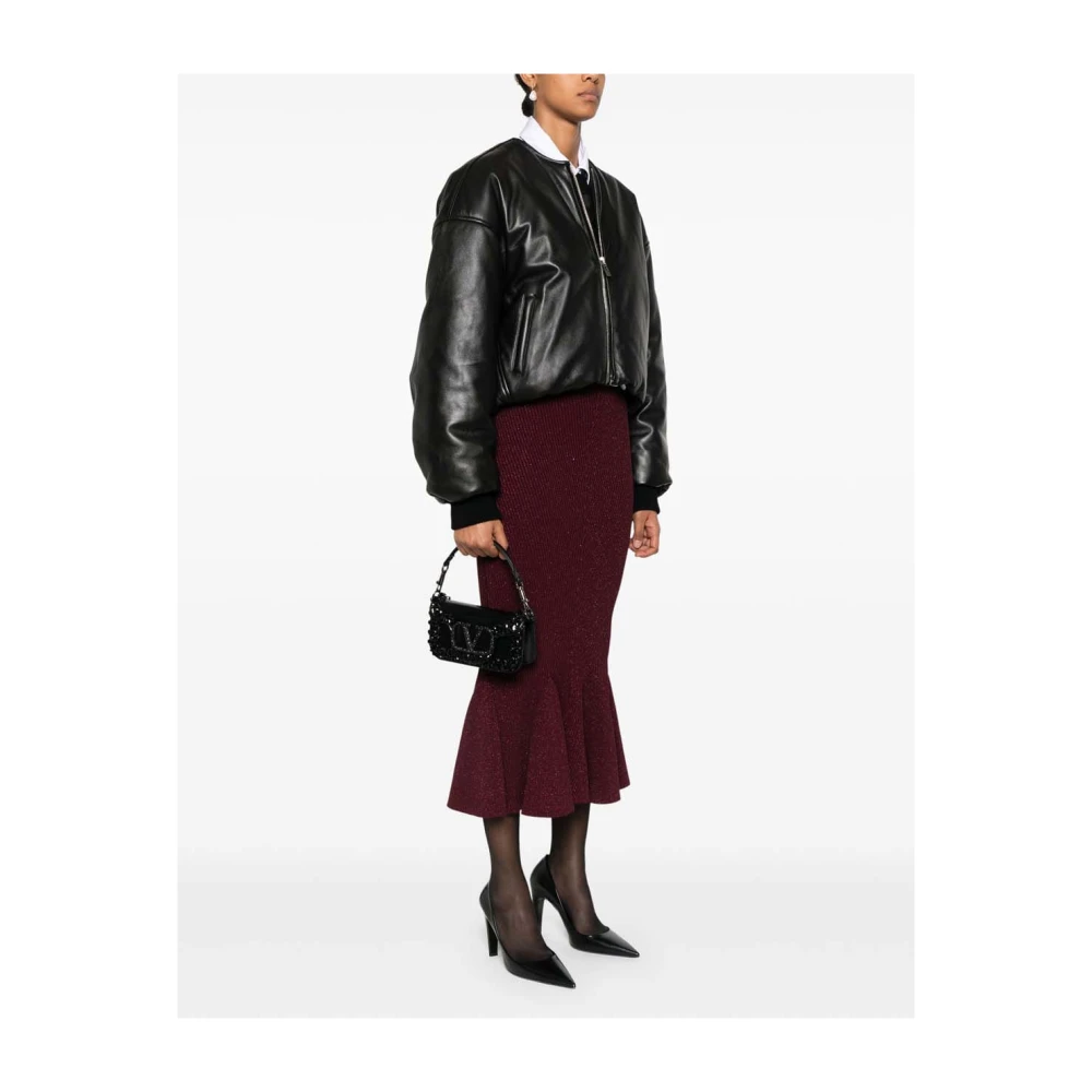 Valentino Garavani Stijlvolle schoudertas met uniek ontwerp Black Dames