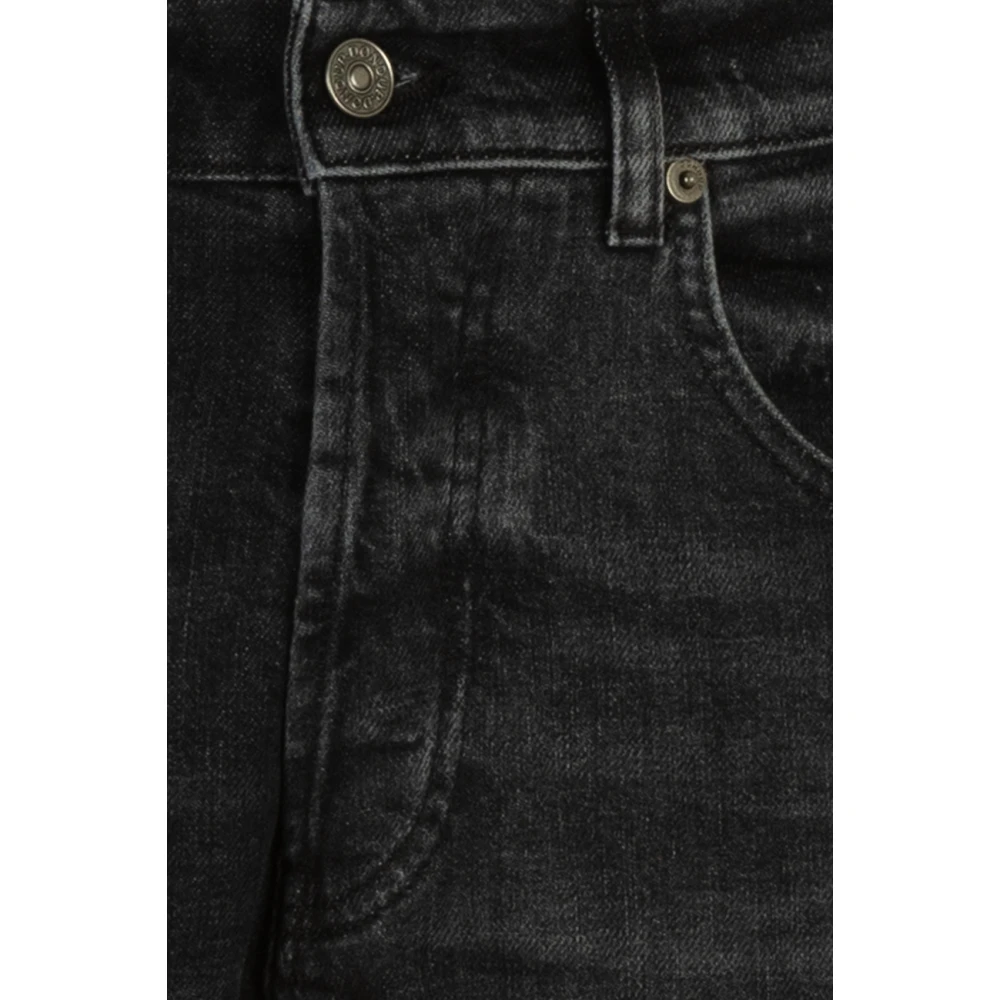 Dondup Zwarte Jeans Dian Black Heren
