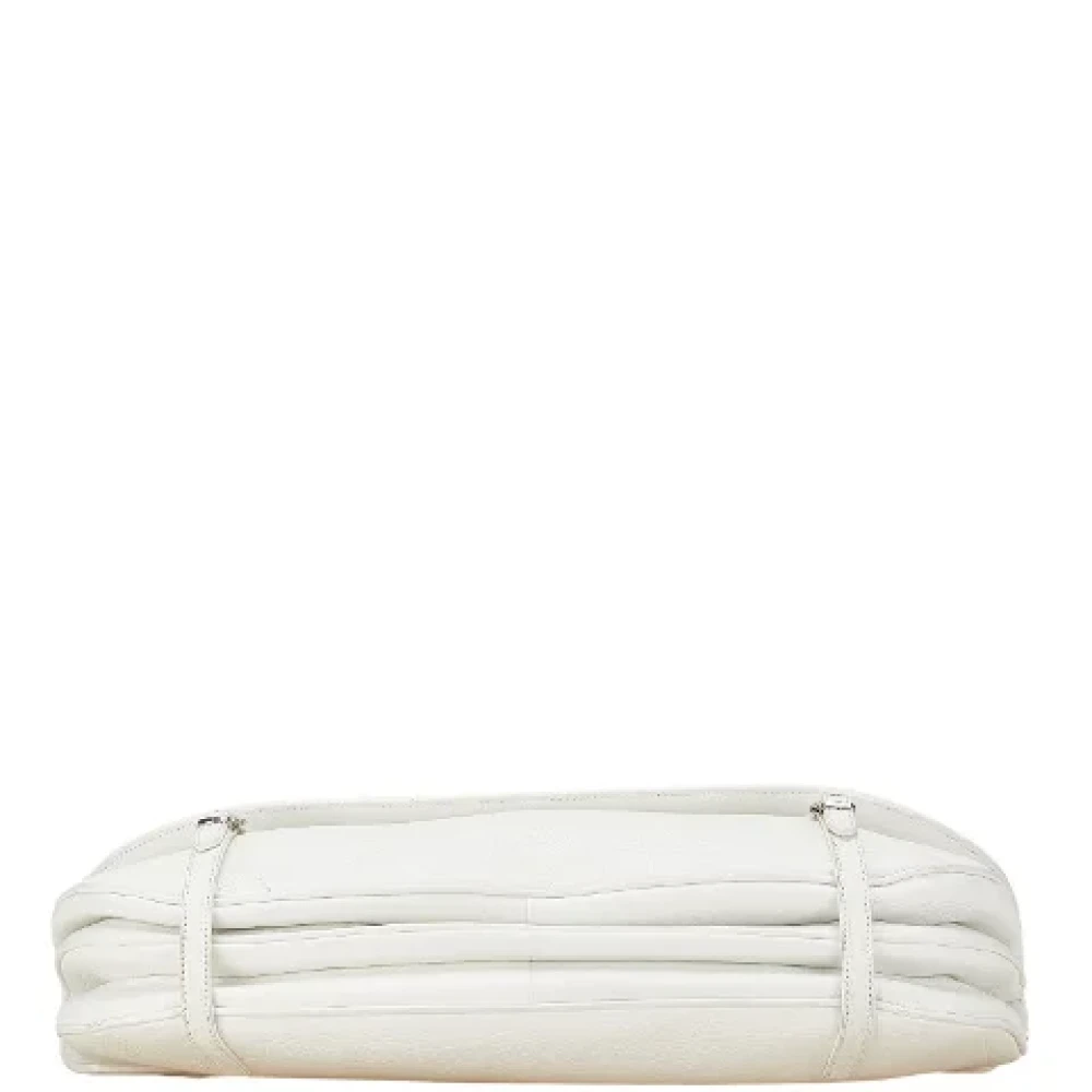 Salvatore Ferragamo Pre-owned Leather handbags White Dames