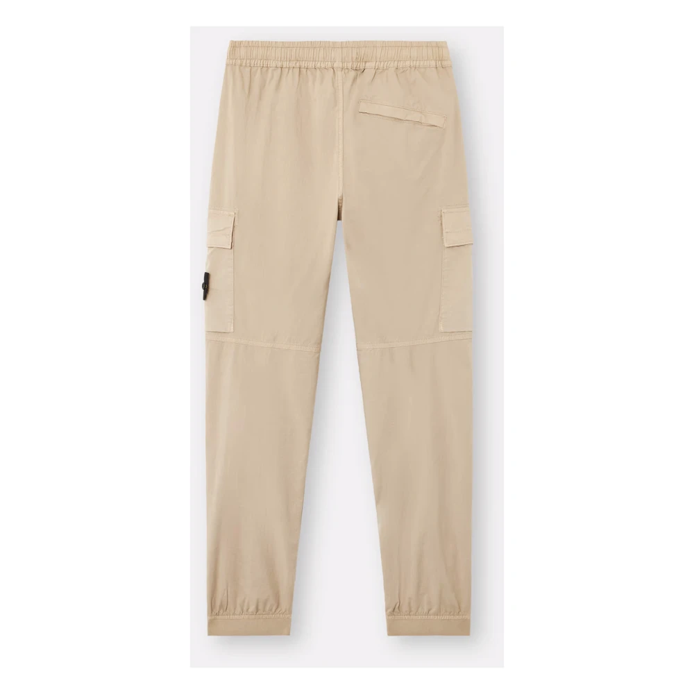 Stone Island Beige Cargo Jogger Broek Beige Heren