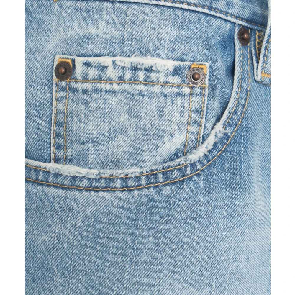 Dsquared2 Wijde Blauwe Jeans voor Mannen Blue Heren