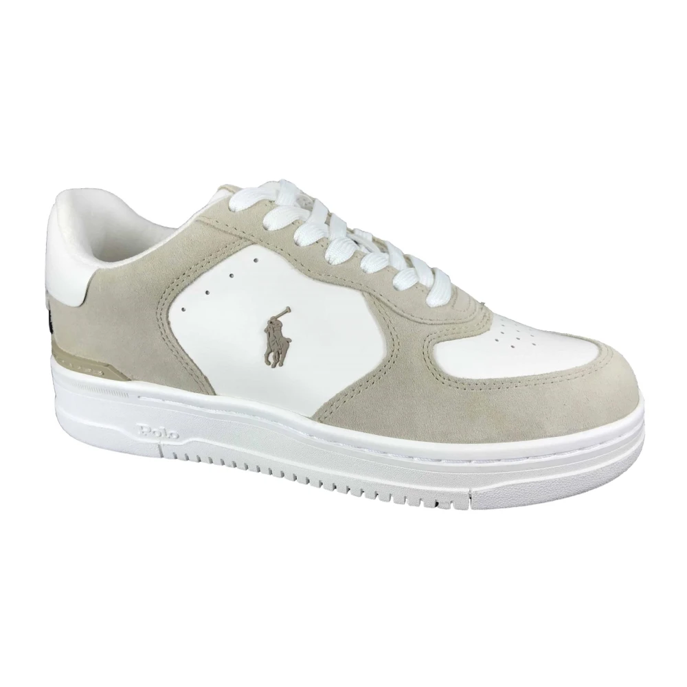 Polo Ralph Lauren Uomo Beige Scarpe, 40 Eu, New,