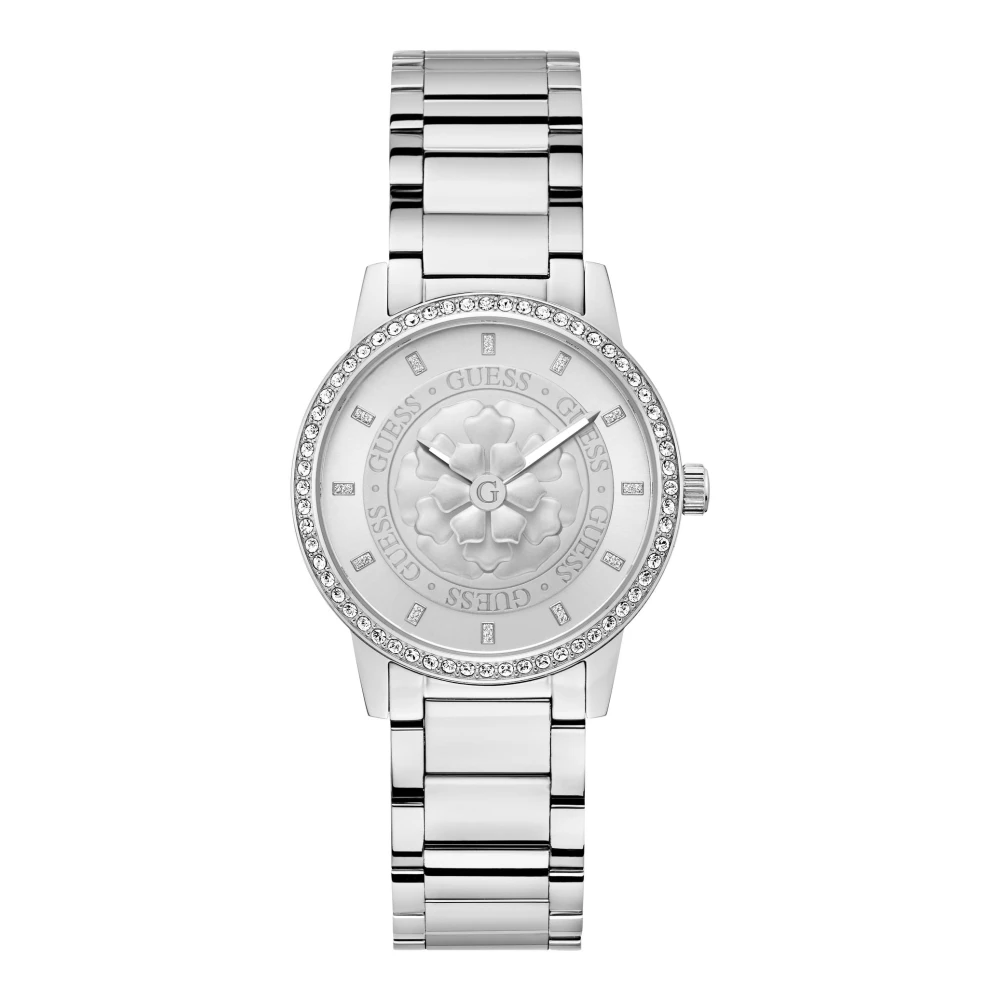Guess Men's Gray Wo's Bracelet Watch Petal Silver Gw0747l1 - Watches - One Size - Accessories