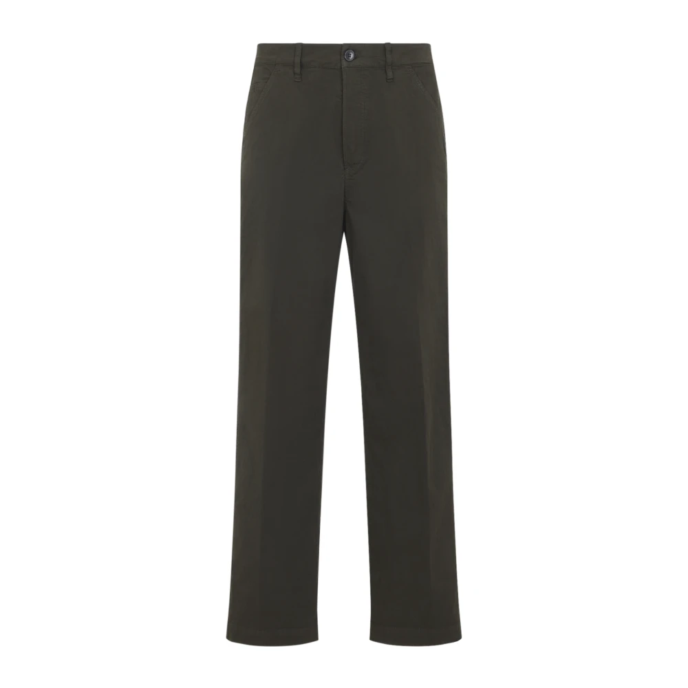 Dries Van Noten Men's Green Pickerby Trousers - Straight Trousers - W30 - Trousers