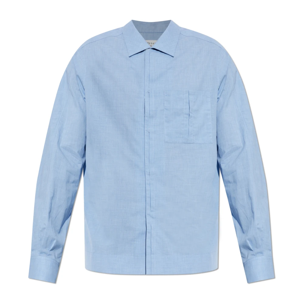 Maison Margiela Herren Blau Shirts, 2XLgröße: