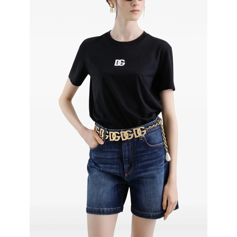 Dolce & Gabbana Nero T-Shirt Beige Dames
