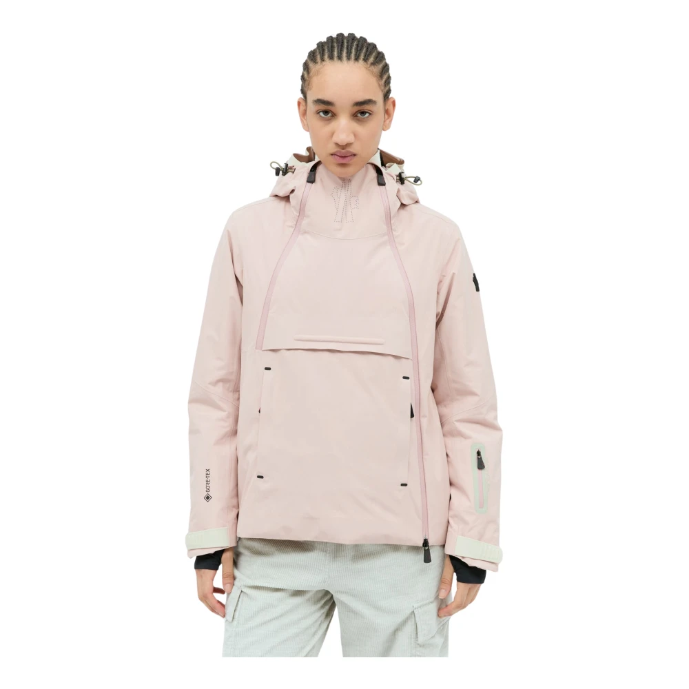 Moncler Gore-Tex Gewatteerde Ski Jas Pink Dames