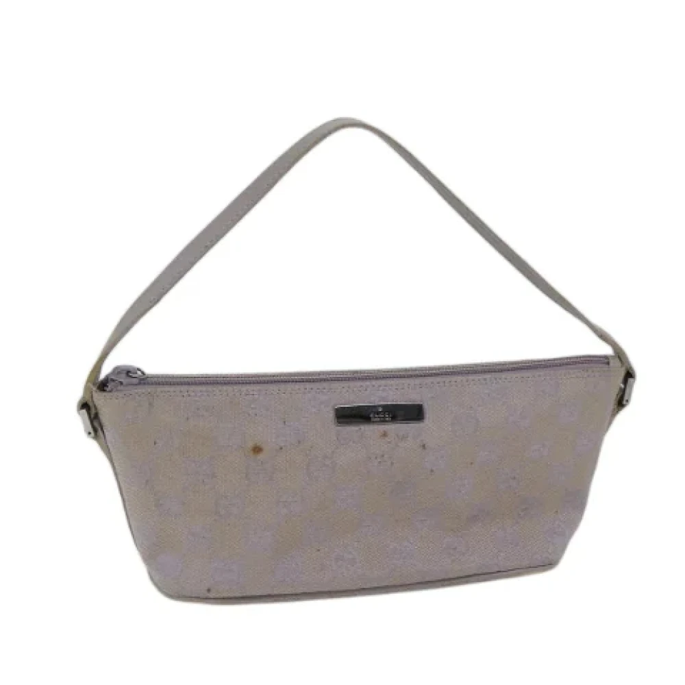 Gucci Vintage Pre-owned Canvas pouches Purple Dames
