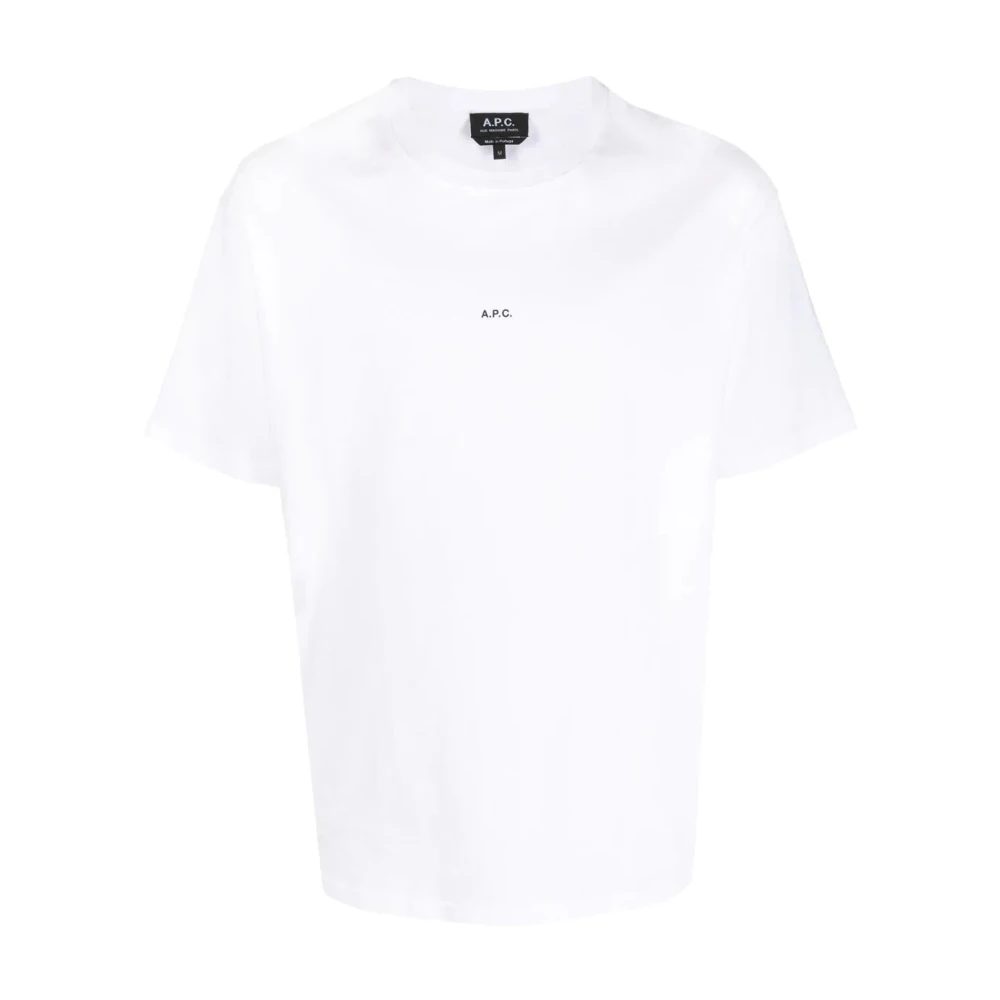 A.p.c. Witte T-shirt Kyle Polos White Heren