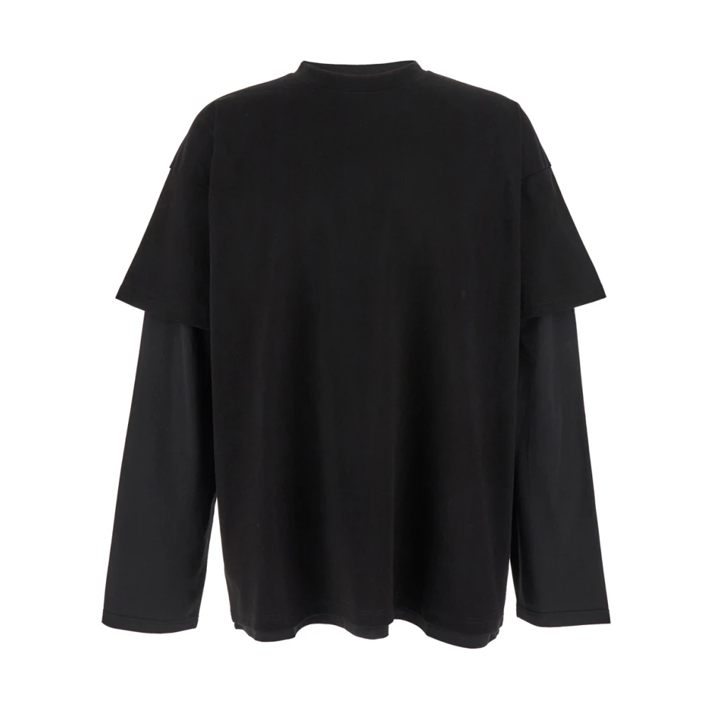 Jil Sander Uomo Nero - T-Shirt Girocollo In Cotone - Tops - L