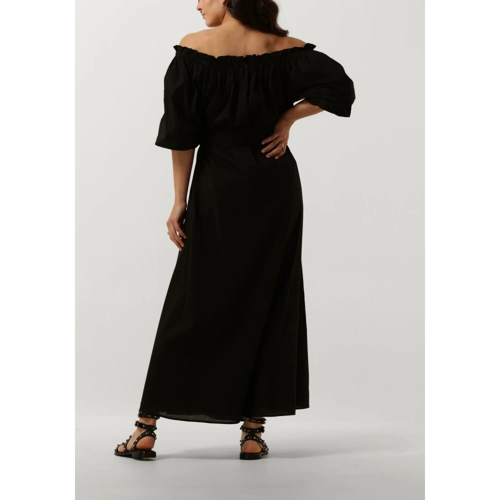 Notre-v Dames Jurken Nv-danya Off Shoulder Dress Black Dames
