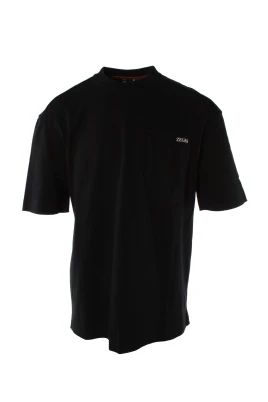 T-shirt med bröstficka i bomull