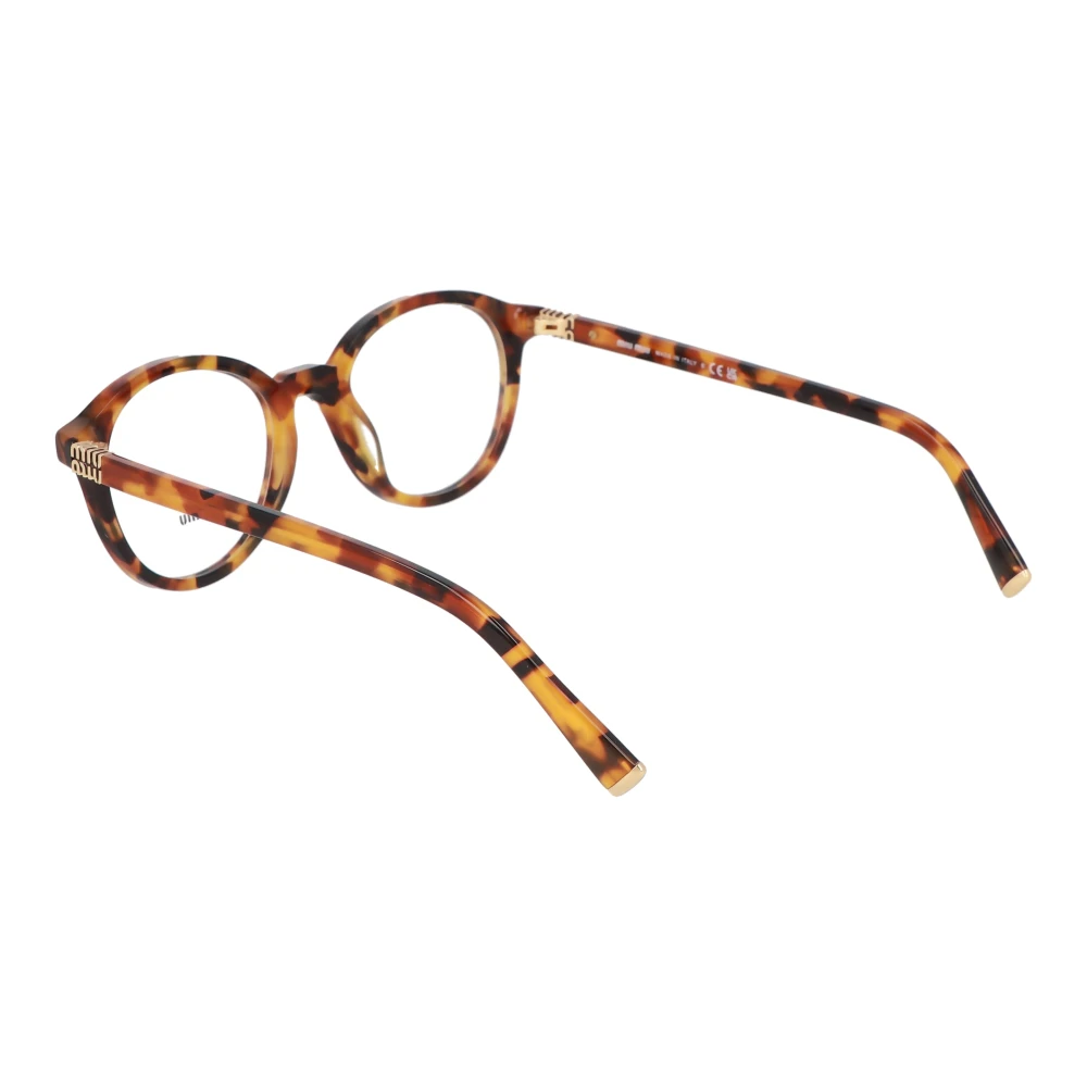 Miu Vintage Ronde Frame Bril Brown Dames