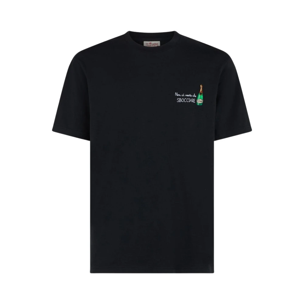 MC2 Saint Barth Casual T-shirt voor mannen Black Heren