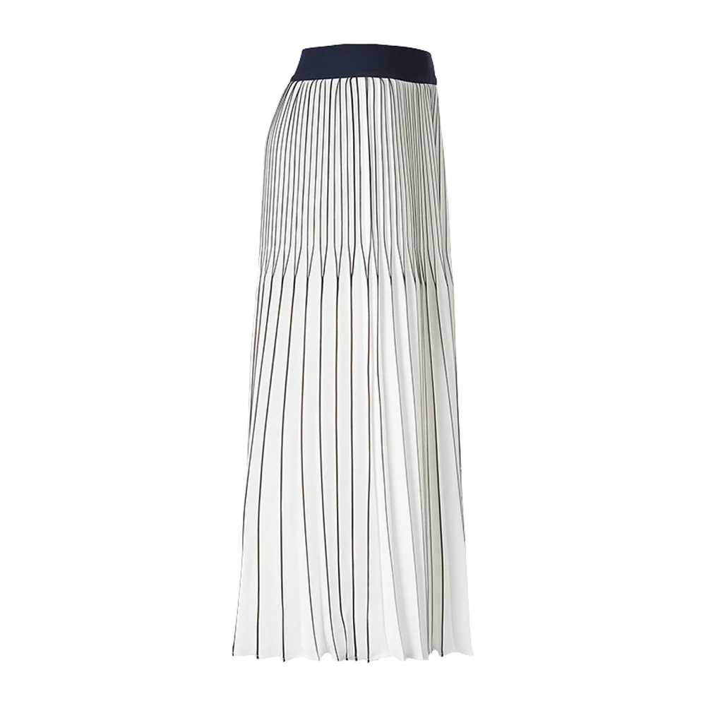 RIANI Grafische Geplooide Damesrok White Dames