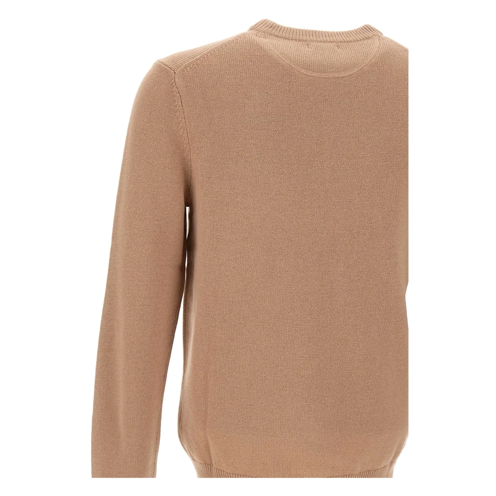 Sun68 Heren Woltrui Beige Ronde Hals Beige Heren
