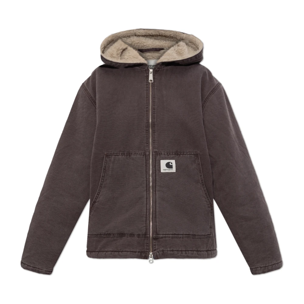 Carhartt Wip Women's Brown Light Jackets, M, Insulated Mitch Jacket