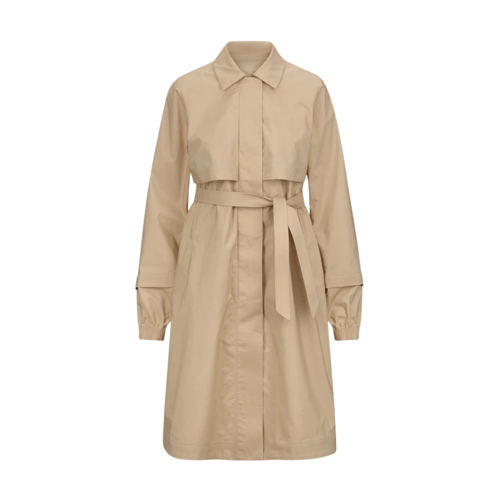 K-Way Vrouw Beige Jassen Dames, Xs, Poplin Jas