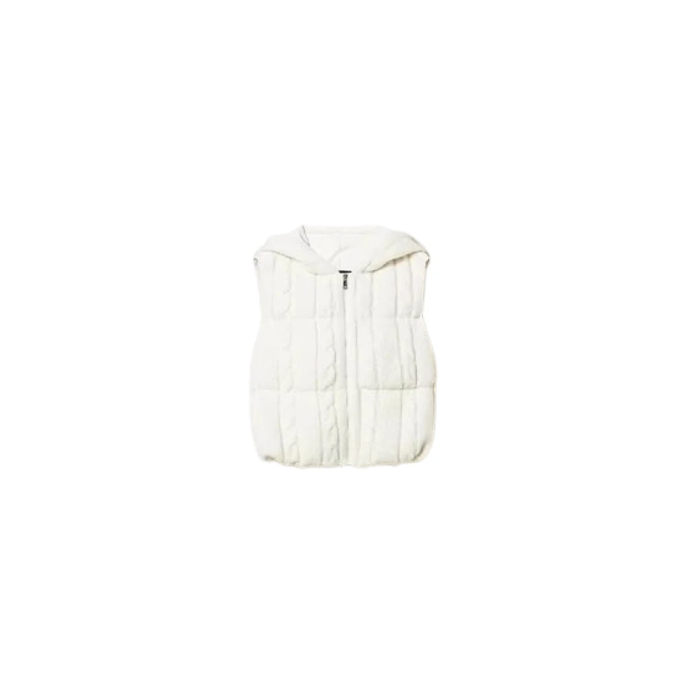 Twinset Witte Jas Aw24 White Dames