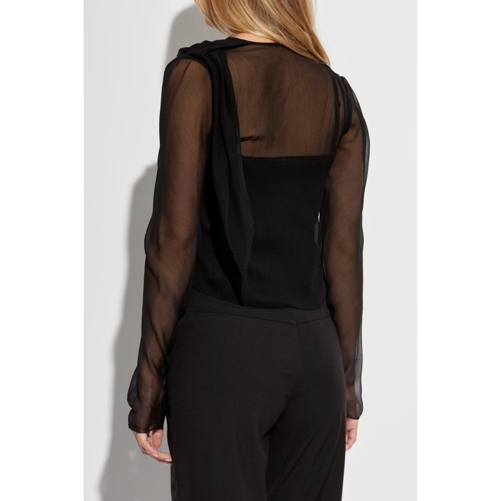 Cult Gaia Top Adi Black Dames