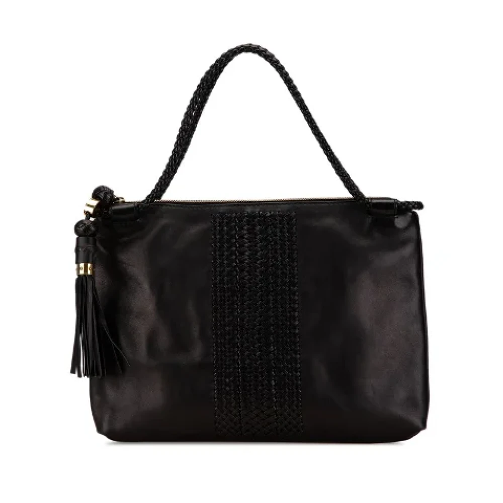 Gucci Vintage Pre-owned Leather totes Black Dames